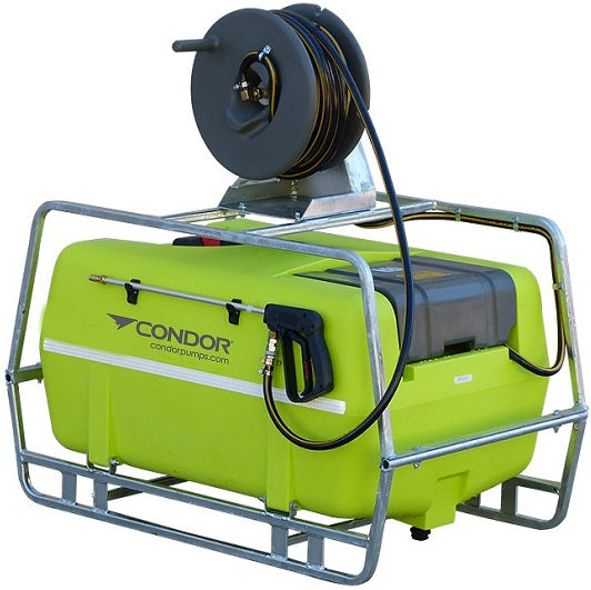 TTi 131.5566A ReelStrike 200 litre skid sprayer Shurflo 12v pump 6.8 lpm 7.4 bar (107 psi) 30 m hose and reel