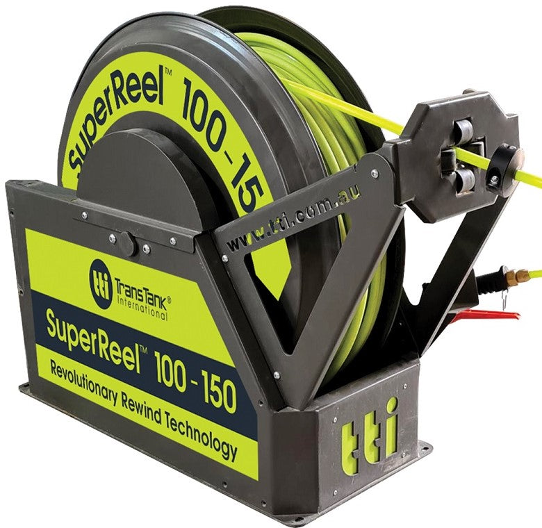 TTi TopCrop 500 litre skid sprayer with SuperReel radio control hose reel 100 m x 10 mm hose