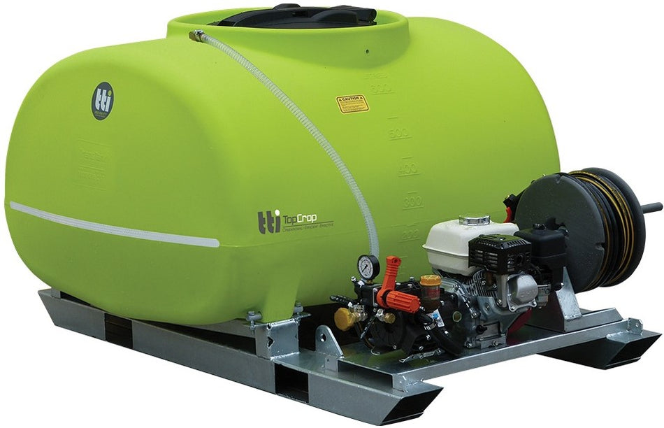 Ketta K-SKID 600 litre skid sprayer with hose reel and Honda GX engine and Annovi Reverberi diaphragm pump - all options