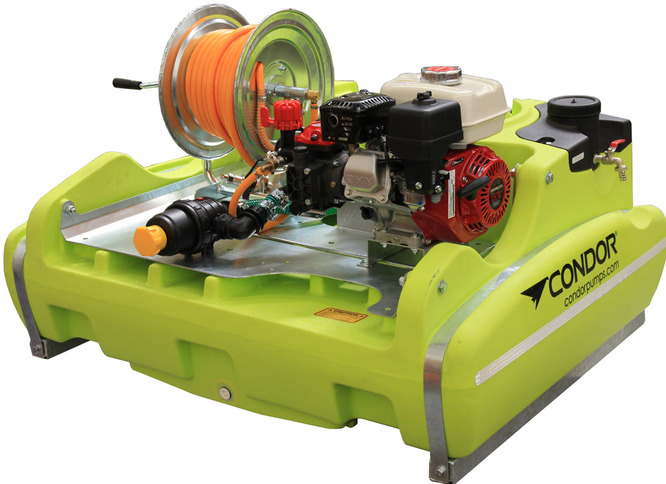 TTi OnDeck Standard 300 litre UTV sprayer Honda GX120 25 lpm 25 bar (362 psi) 30 m hose and reel
