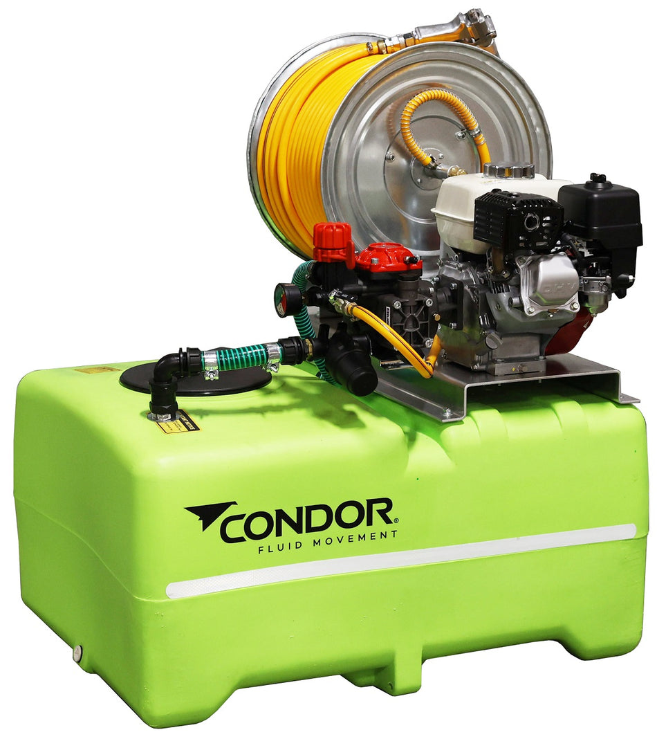 Ketta SpotPro 220 litre skid sprayer with hose reel Honda GX series engine and Annovi Reverberi diaphragm pump - all options