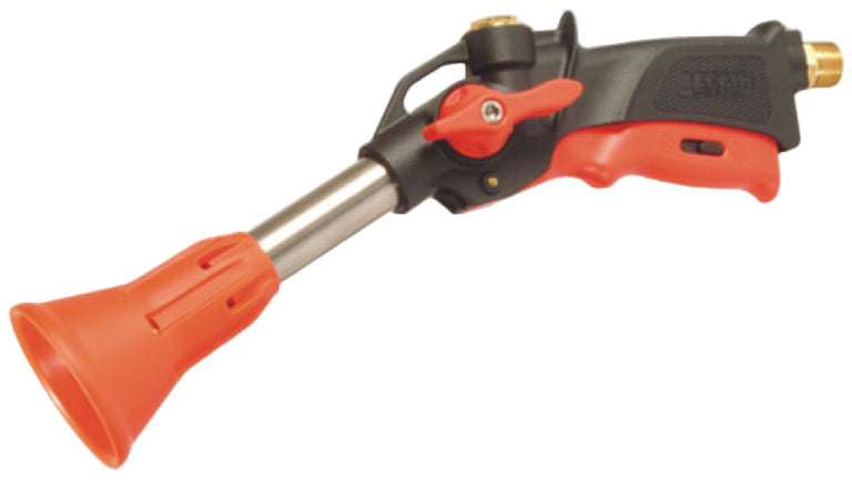 Ketta Hydra adjustable spray gun with easy lock-on trigger button and 1/2 inch BSP(M) swivel inlet 50 bar (725 psi) max