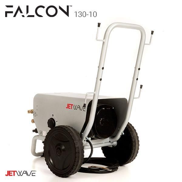 JetWave Falcon CW Industrial series electric water blaster on trolley with 1450 rpm pump