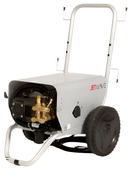 JetWave Falcon CW Industrial series electric water blaster on trolley with 1450 rpm pump