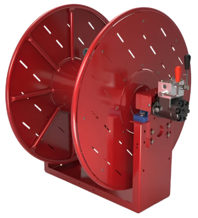 Sauro Rossi Magnum hydraulic driven hose reel for 20 to 38 mm (3/4 inch to 1-1/2 inch) ID hose up to 200 bar (2900 psi)