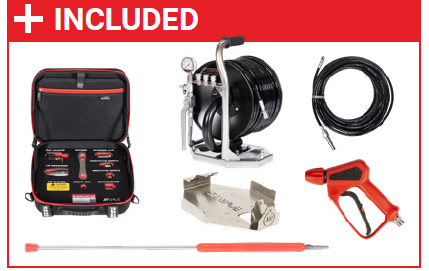 JetWave Scorpion G2FI drain jetting machine Honda iGX industrial engine - includes Plumbers Pack