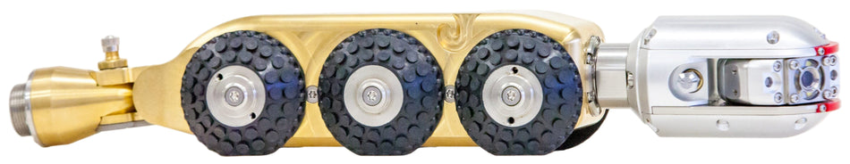 iBos CamBoss 100 crawler camera system with 6x6 drive crawler and KZ60 camera head for pipes DN 100-400 mm range, 200 m max length