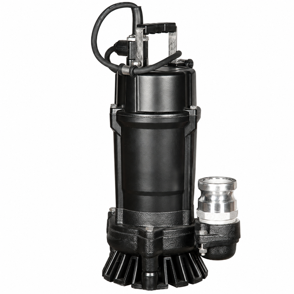 Ketta BlackCat KA-2.75D heavy duty 2 inch BSP(F) submersible pump with male camlock (no float switch) 275 lpm 14 m head