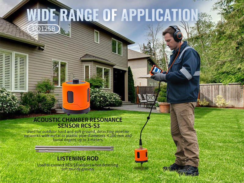 Ketta DT125B New Generation leak detector kit - for outdoor use only pressure pipeline leak detection (for up to 3 m underground)