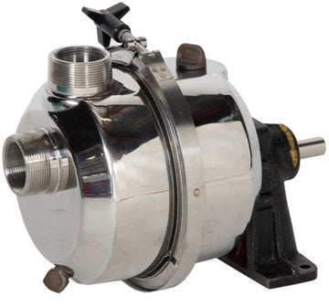Pacer I-series 2 inch BSP(M) bare shaft pedestal mounted stainless steel pump 650 lpm 23 m head