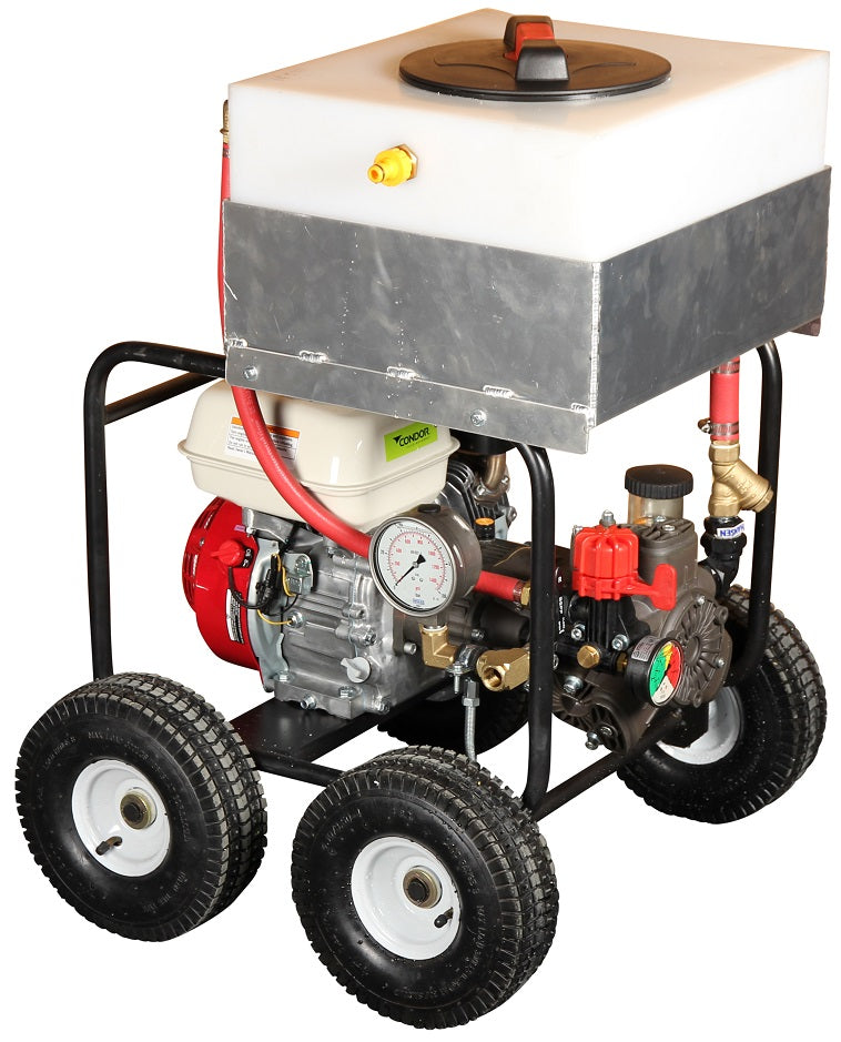 Ketta HTP420A Honda Powered hydrostatic pipe test pump with AR252 diaphragm pump 25 lpm 25 bar (362 psi)