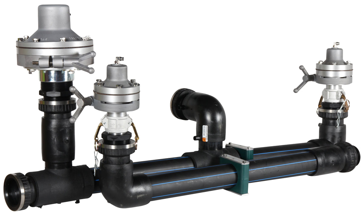 Ketta Ketta KJR-A water truck spray bar kit with 3 x air operated nozzles 2 ...