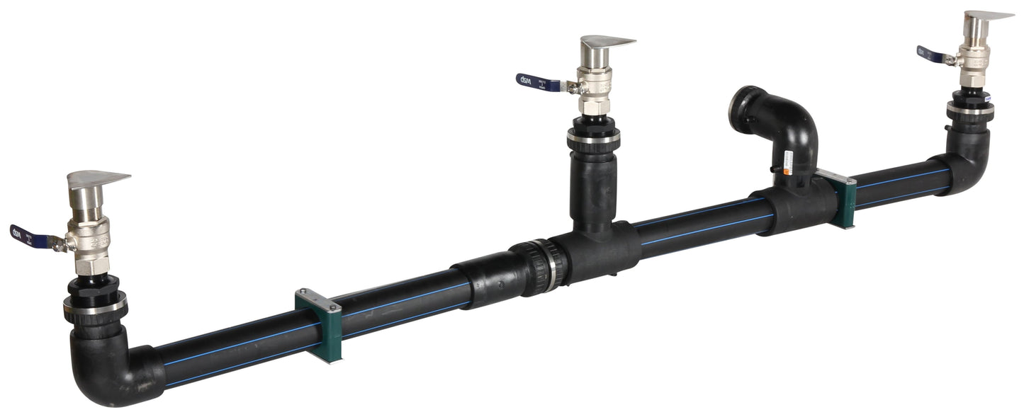 Ketta KJR-B water truck spray bar kit with 3 x GT40 Deflector nozzles ...