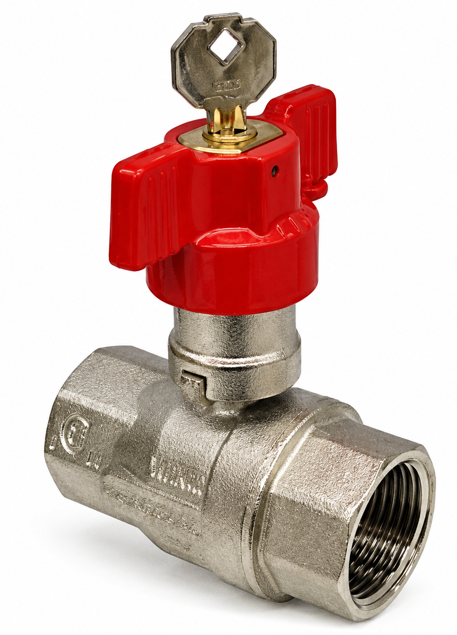 Ketta R650 locking fuel security tap BSP(F) for petrol diesel and oil etc