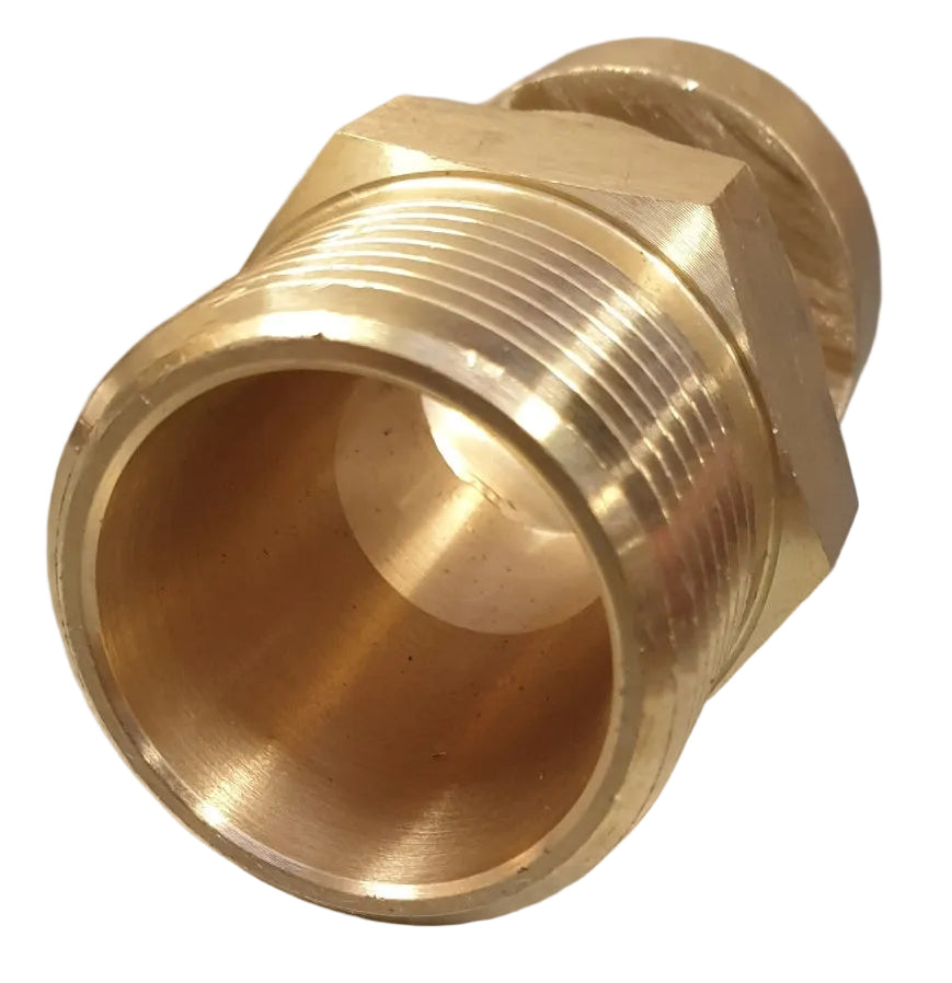 Ketta FJ brass flood nozzle 1 inch BSP(M) 140° spray angle - all sizes