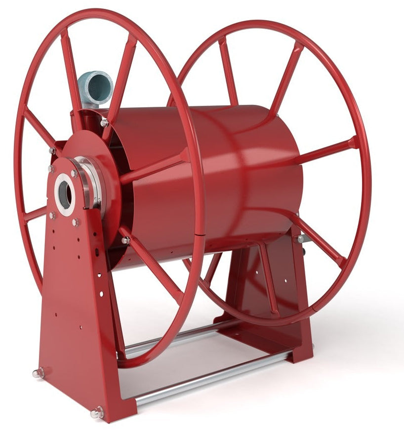 Sauro Rossi Magnum Golia manual hose reel for 50 mm (2 inch) ID hose 20 bar (290 psi) max - all options