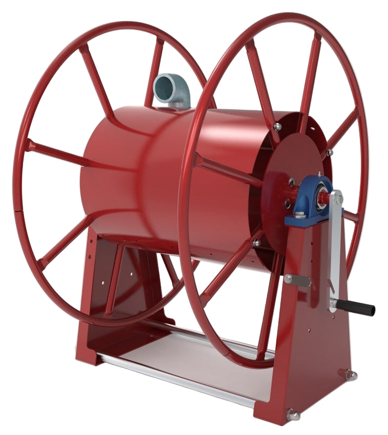 Sauro Rossi Magnum Golia manual hose reel for 50 mm (2 inch) ID hose 20 bar (290 psi) max - all options