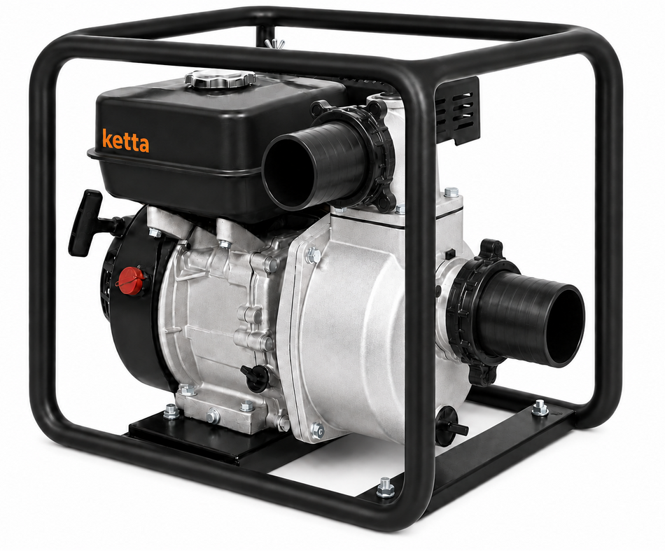 Ketta SG 80 mm 3 inch BSP(M) water pump HL210 7.0 hp 980 lpm 34 m head