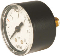 Wika pressure gauge 1/8 inch BSP(M) 40 mm face ABS case 6.0 bar 600 kPa (0-87 psi)