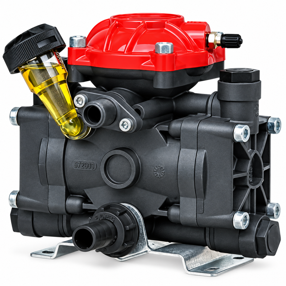 Annovi Reverberi AR252 diaphragm pump with BlueFlex diaphragms 25 lpm 25 bar (362 psi) - all types