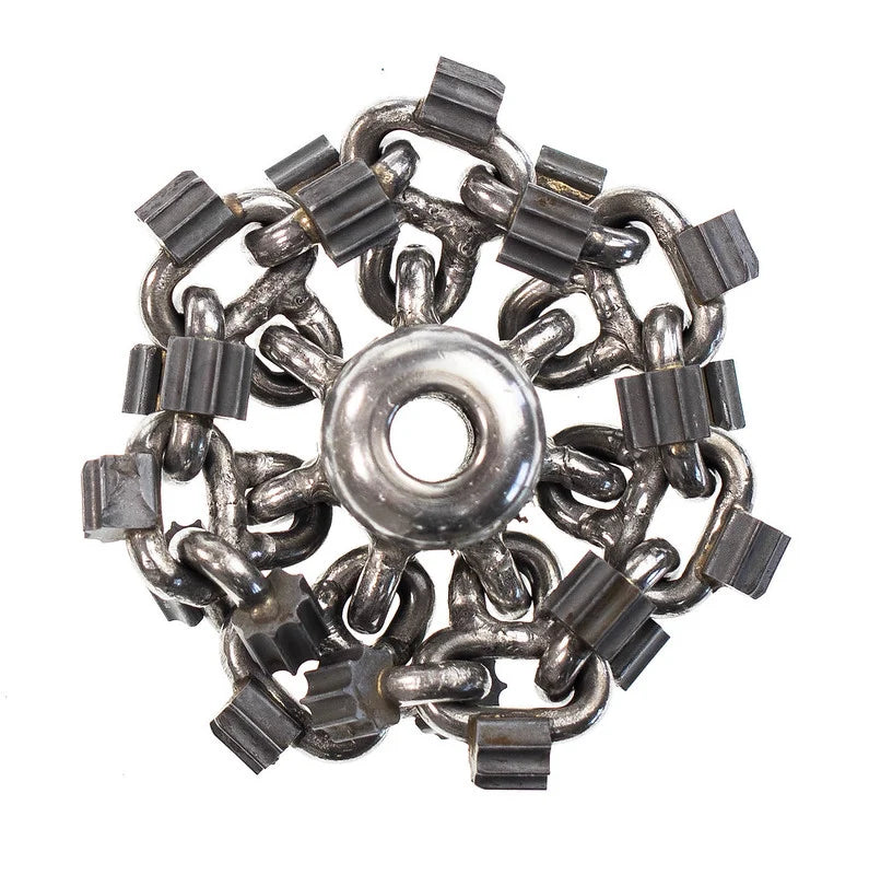 Picote Tornado Cyclone chain 18 mm shaft for hard deposits in cast iron pipes etc - all sizes