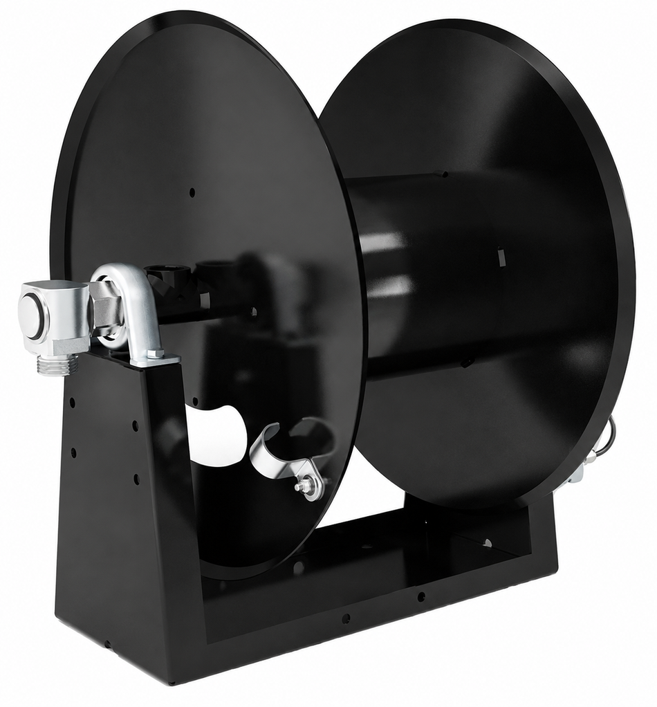 Ketta Magnum E series 12/24v electric hose reel for 70 to 200 m x 10 mm (3/8 inch) hose 250 bar (3626 psi)