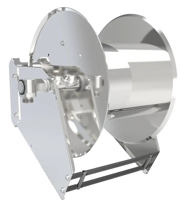 Ketta Auto X4 stainless steel retractable hose reel for 35 m x 19 mm hose 200 bar (2900 psi)