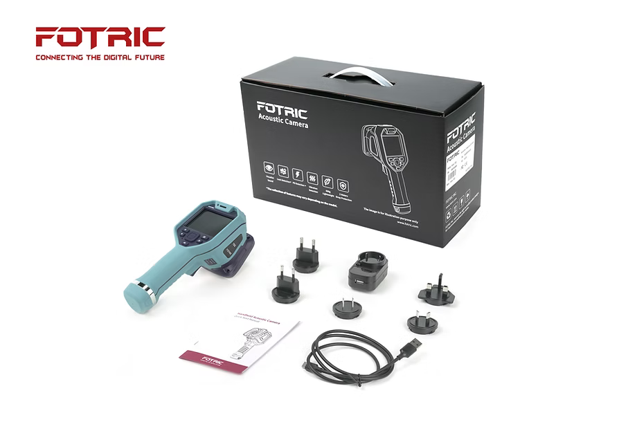 Fotric TD2 acoustic imaging camera - see sound, spot leaks faster - detects sound from 20Hz–20kHz