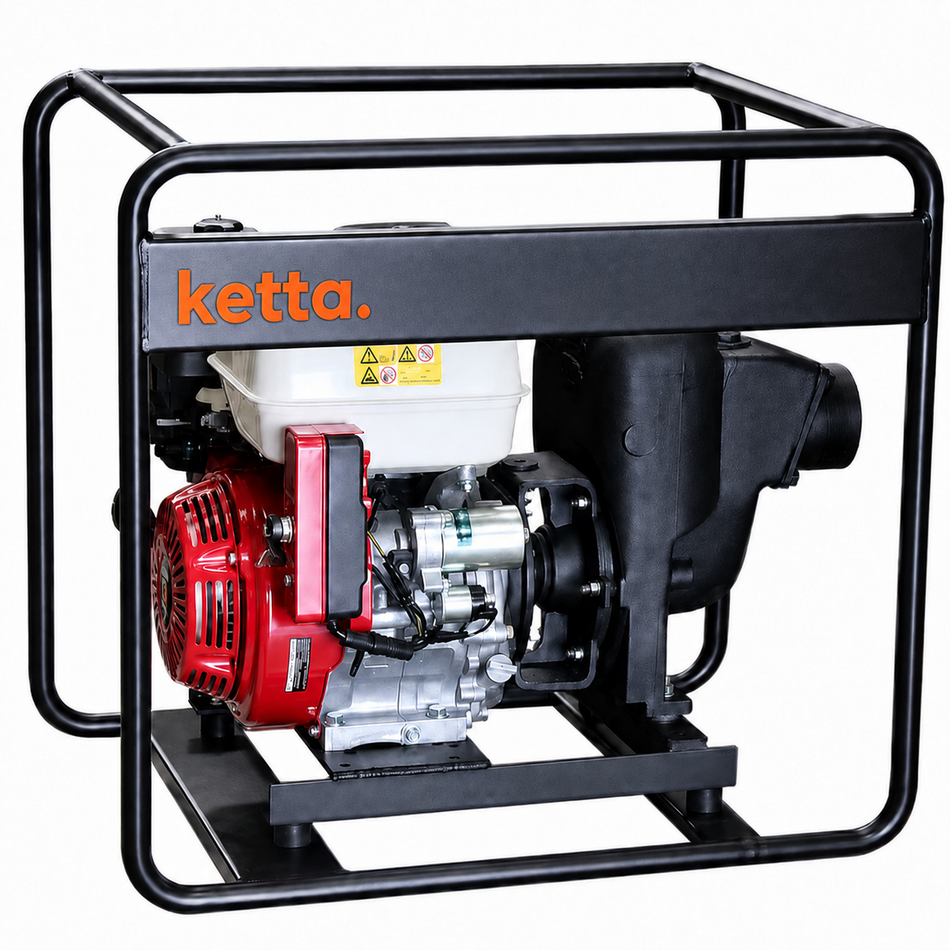 Banjo 300PIH13 3 inch NPT(F) cast iron pump Honda GX390 11 hp (electric start) 34 m head 1285 lpm