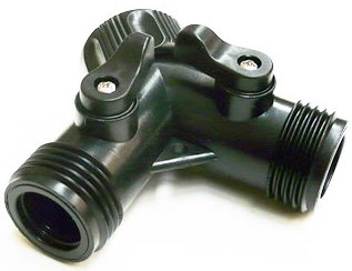 2-way Y type fitting with 2 x taps 6.9 bar (100 psi) 600122