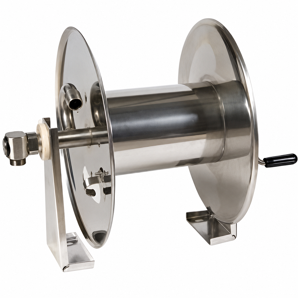 Ketta Magnum Baby 2000 stainless steel manual hose reel