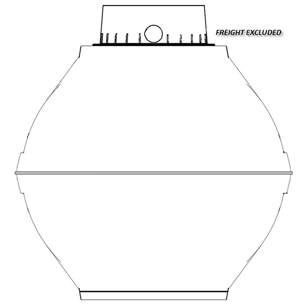 BIA-ICON4800PNO - Pe LID, No PLUMBING, 2280 L X 1985 W X 2430 H (STD SHAFT)