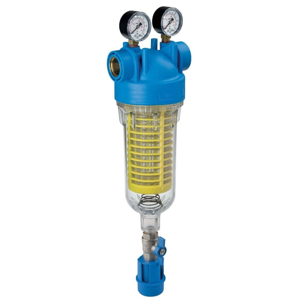 Hydra Selfcleaning Coarse Sediment Filter 90 Micron Stainess Steel Mesh Screen 1.5” Brass Bsp In/Out