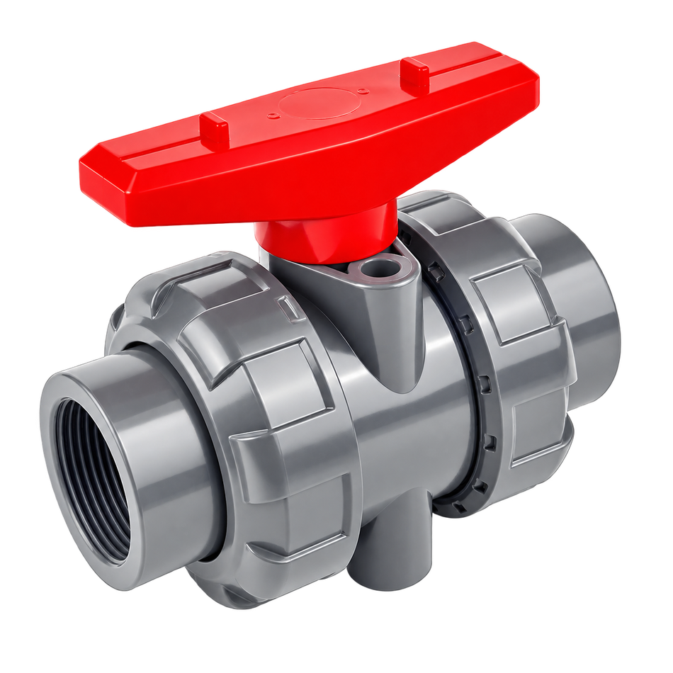 BLP series PVC ball valve BSP(F) threads 10 bar (145 psi) - all sizes