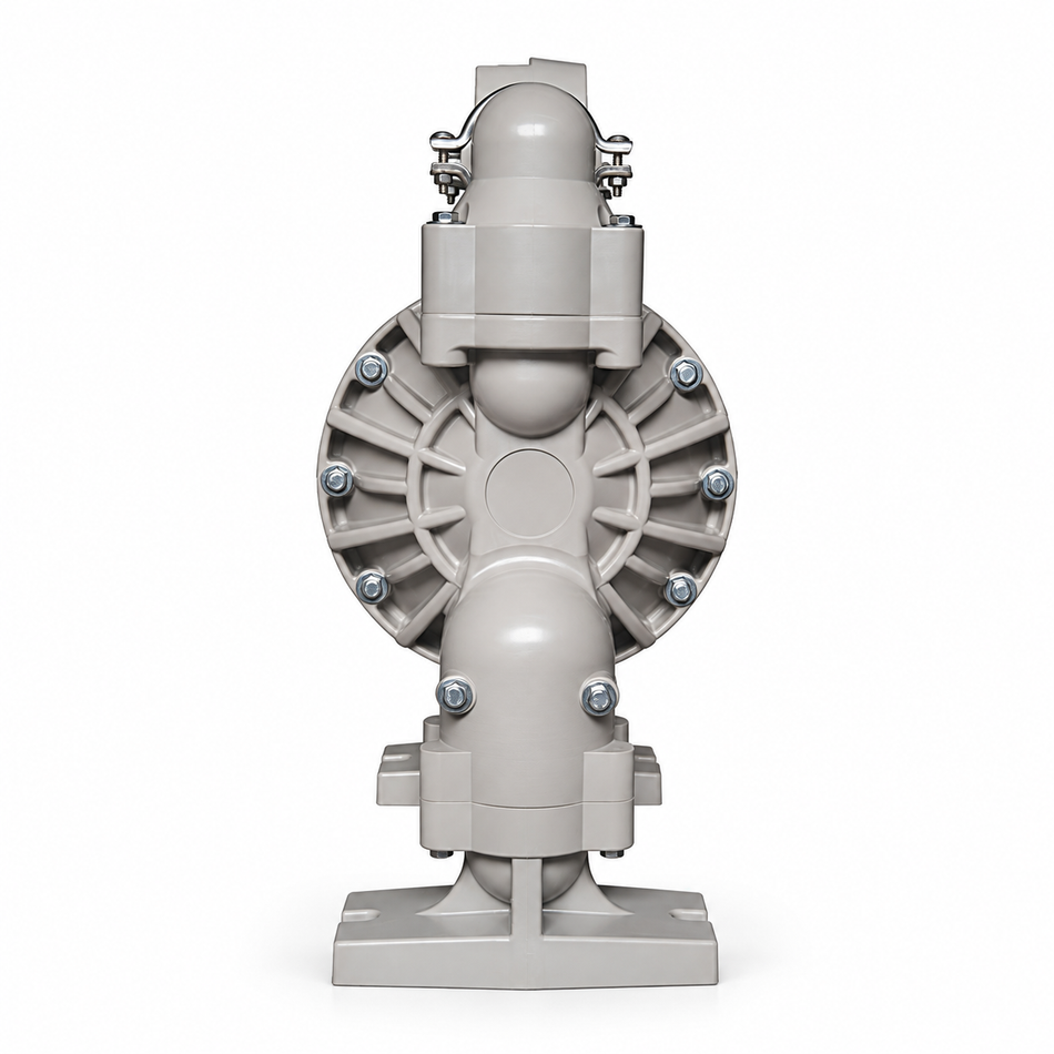 Ketta GA15 40 mm (1-1/2 inch) ANSI Polypropylene air operated diaphragm pump 378 lpm 8.3 bar (120 psi) - all options