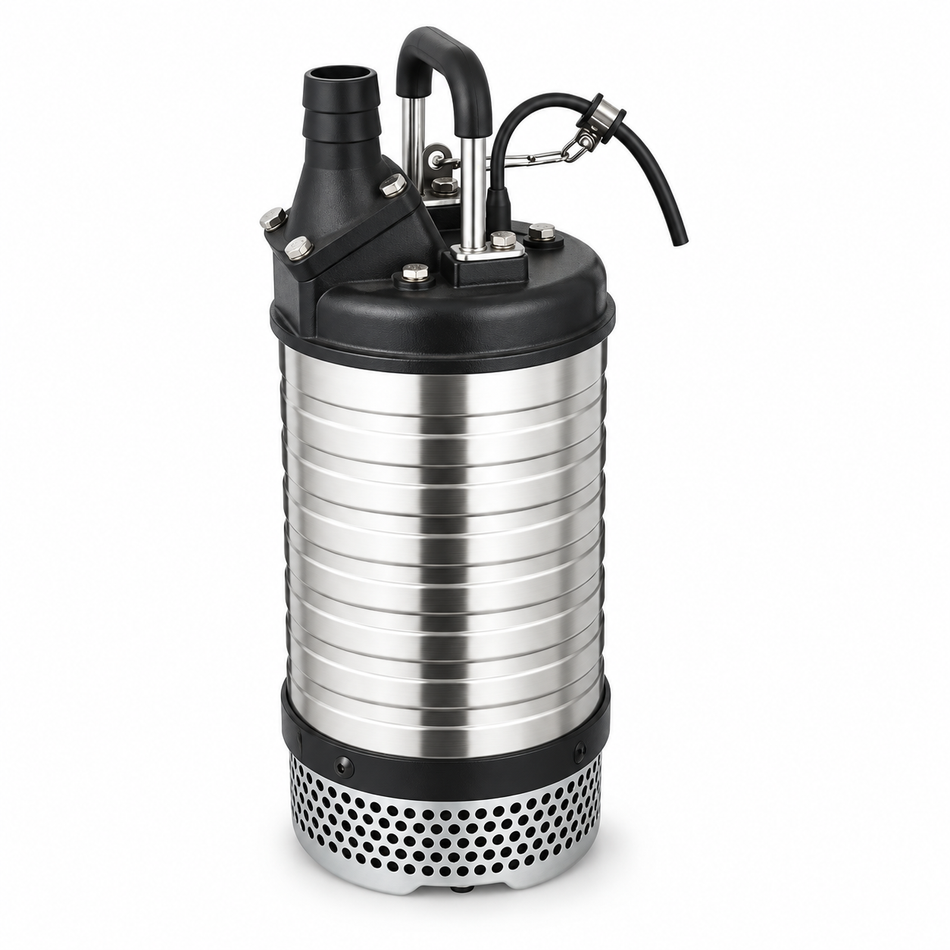 Ketta DrainKing KSM31.5 submersible pump 80 mm (3 inch) with optional float switch 230v 1.5 kW (2 hp) 700 lpm 14 m head