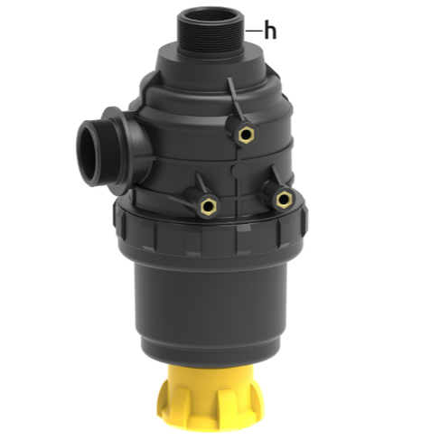 Arag 316 series 50 mm 2 inch BSP(M) suction filter h = 45 mm 350 lpm