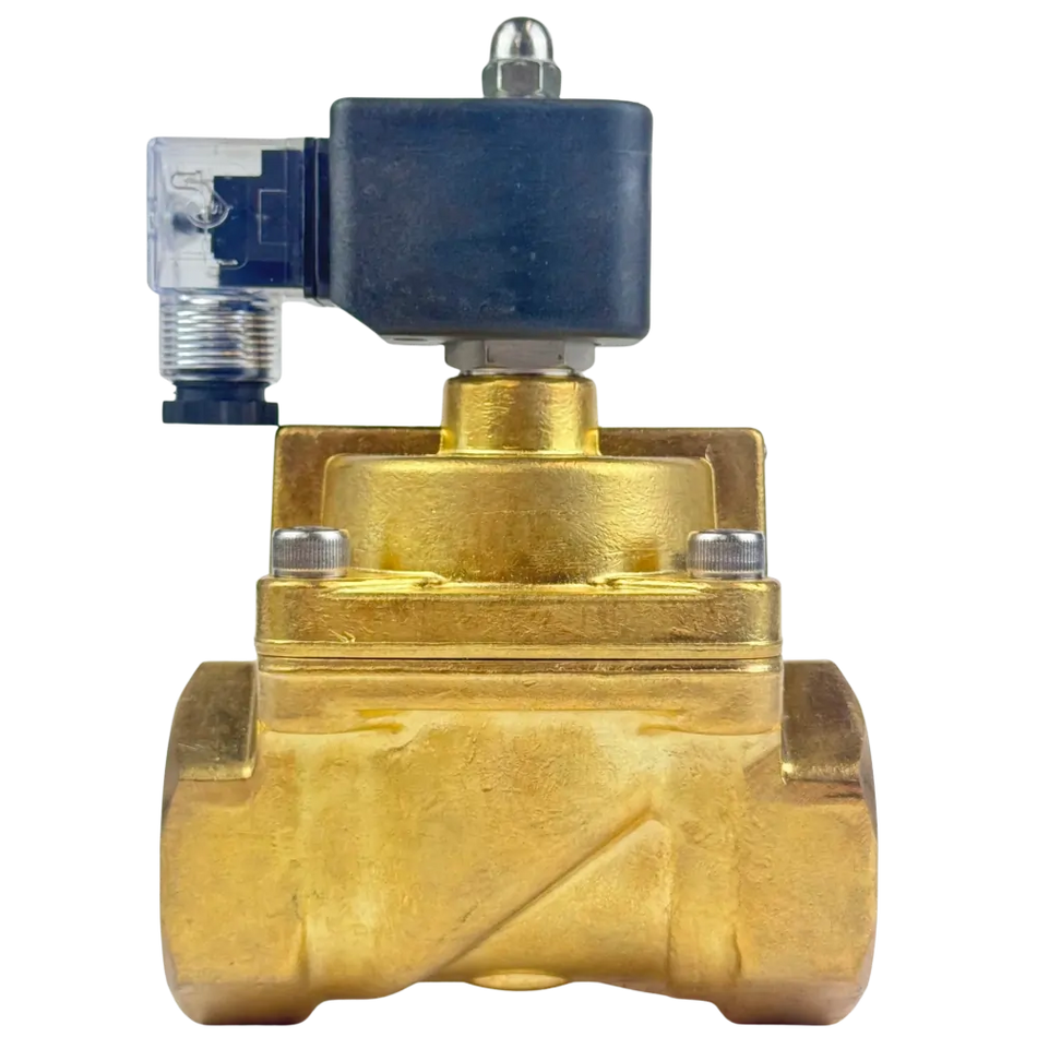 Ketta B75HH series brass high pressure solenoid valve (normally closed - power to open) 80 bar (1160 psi) - all sizes