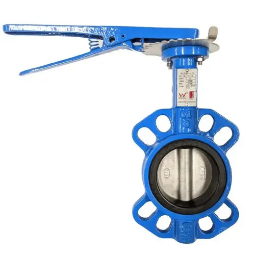 Ketta BFD series manual butterfly valve (manual lever) ductile iron with 316 stainless steel disc -10°C to 90°C (40°C potable) 10 to 16 bar