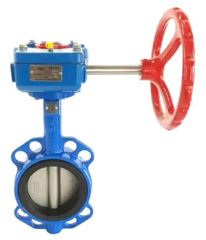 Ketta BFD series manual butterfly valve (with hand wheel and gearbox) ductile iron with 316 stainless steel disc -10°C to 90°C (40°C potable) 10 to 16 bar