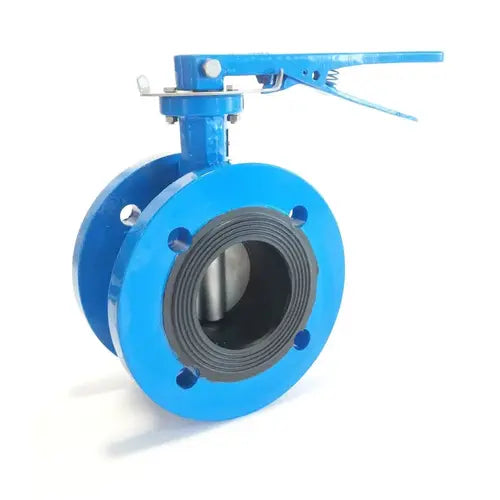 Ketta BFDD series butterfly valve with manual lever ductile iron double flanged -10°C to 90°C (40°C potable) 16 bar (232 psi) - all sizes