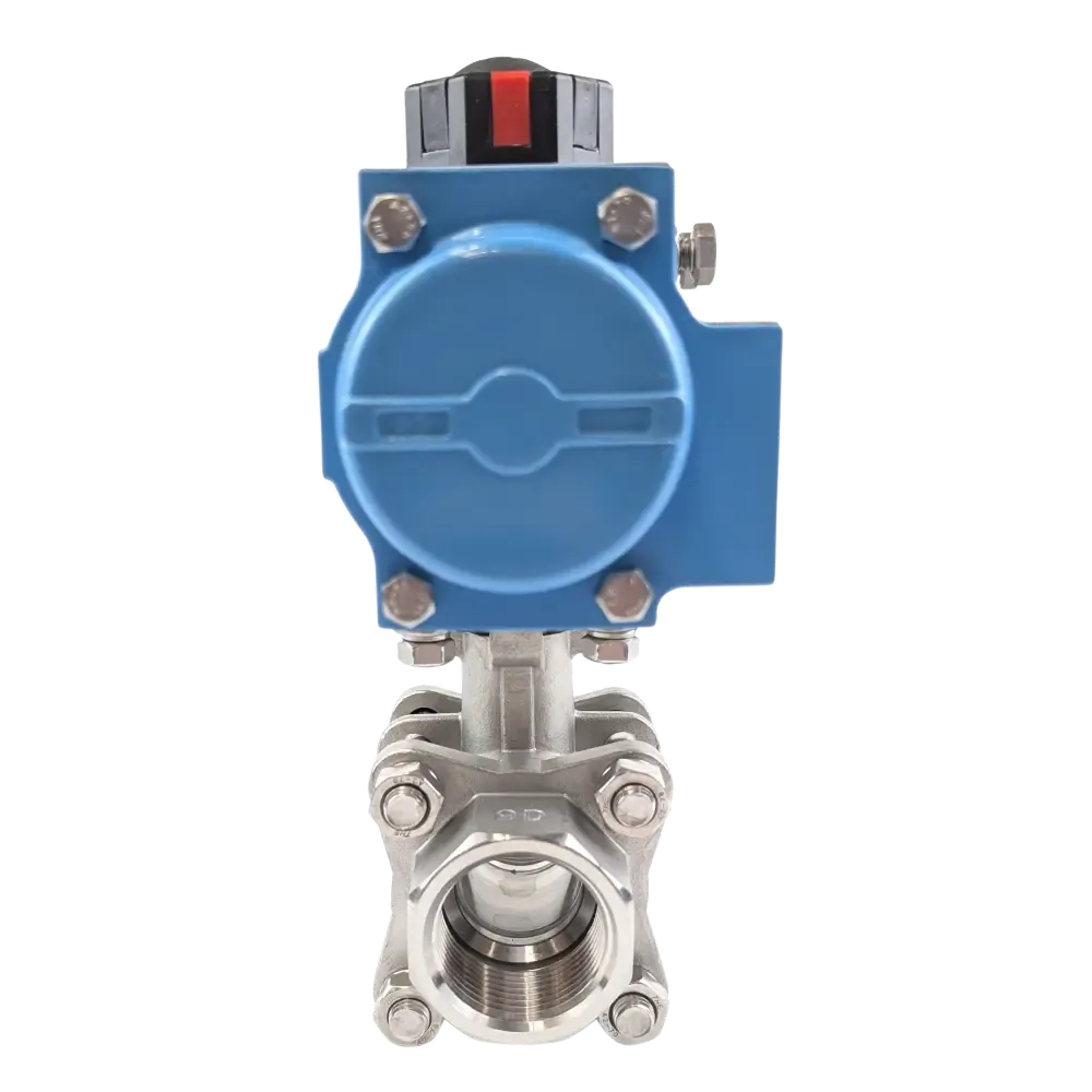 Ketta Ketta BLSDA stainless steel ball valve pneumatic air operated (double ...