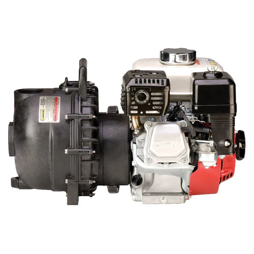 Banjo 200PH5W 50 mm 2 inch NPT(F) poly pump Honda GX200 5.5 hp (wet seal design - OK to run dry) 800 lpm 38 m head