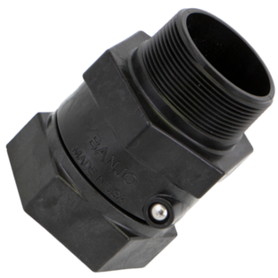 Banjo SW220 Big Bore poly swivel joint in-line 2 inch NPT (F to M) 10 bar (150 psi)