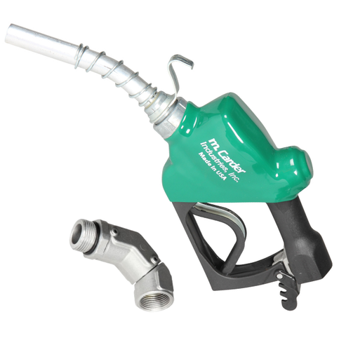Carder MF-1000 automatic fuel nozzle for diesel and petrol 1 inch BSPP(F) with multi-plane inlet swivel 90 lpm max