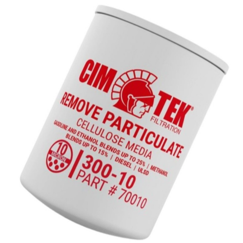 Cim-Tek 300-10 fuel filter element part # 70010 remove particulate cel ...