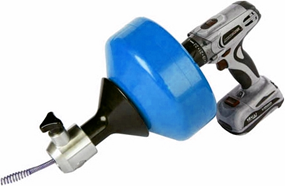 Ketta K-60SZ-1 drain cleaning tool for pipes 20 to 75 mm diameter with 7.6 m max pipe length
