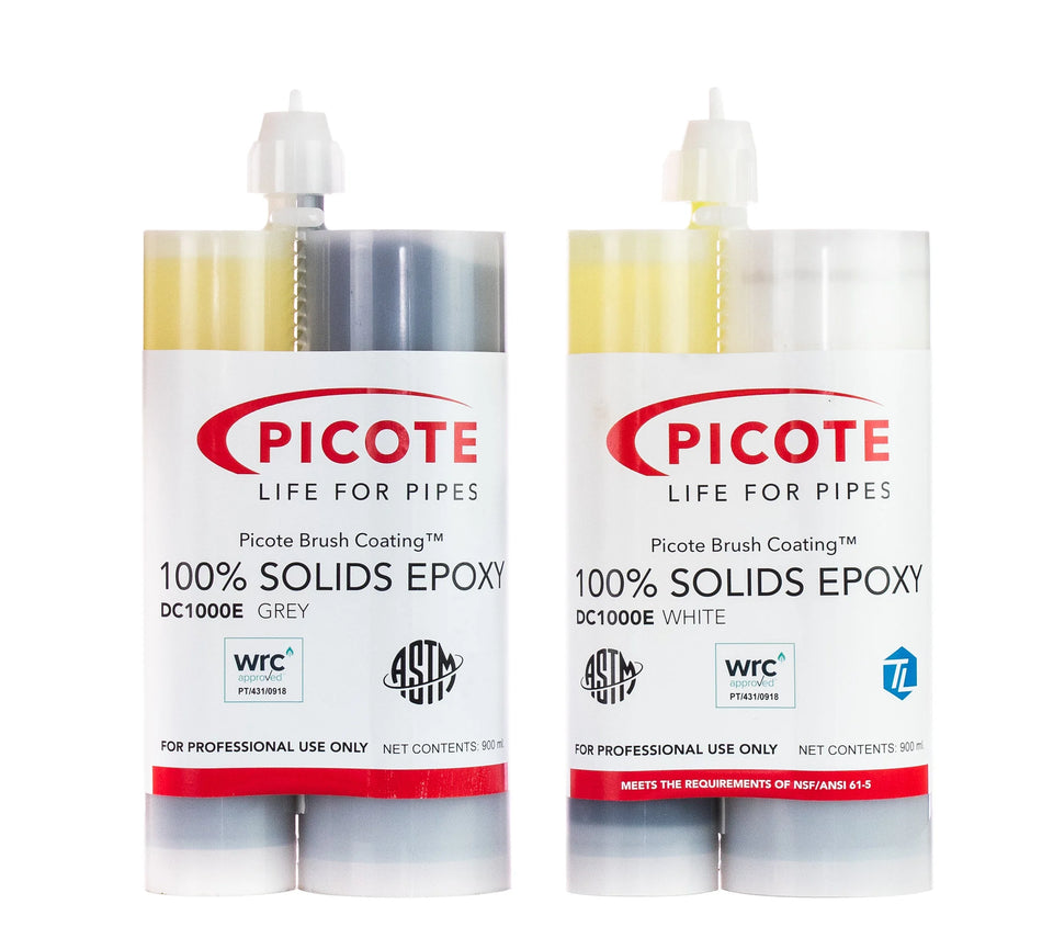 Picote DC1000E series 100% solids epoxy resin kit 5.6 kg (pack includes 6 x cartridges) - all types