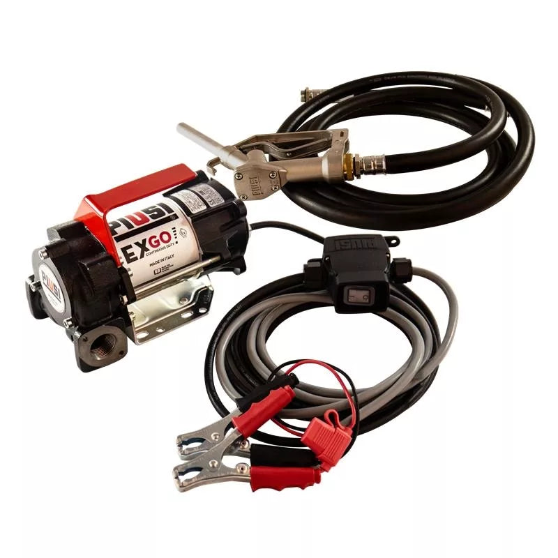 Piusi EXGO! 12v fuel pump for petrol diesel and kerosene (IECEx certified) with 5 m cable kit 32 lpm 1.2 bar