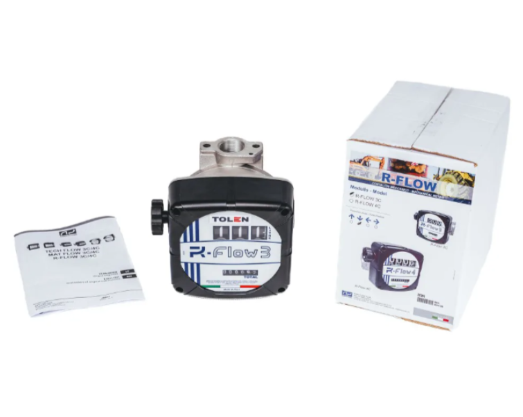 Adam R-Flow 3C flow meter 1 inch BSP(F) for diesel and oil 20 to 120 l ...